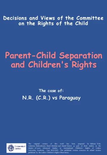Parent-Child Separation and Children's Rights