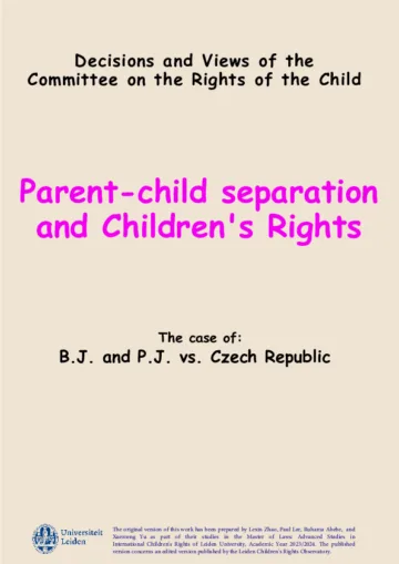 Parent-child separation  and Children's Rights