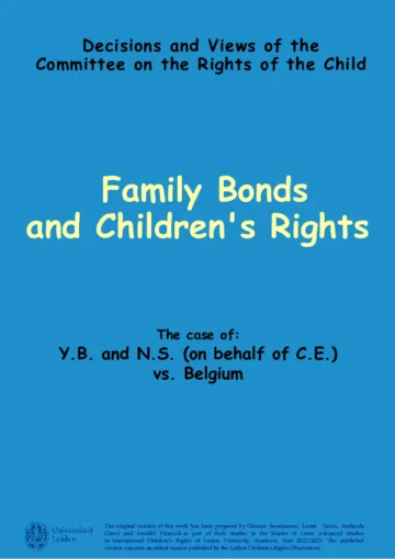 Family Bonds and Children's Rights