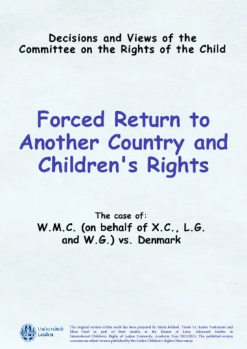 Forced Return to Another Country and Children's Rights